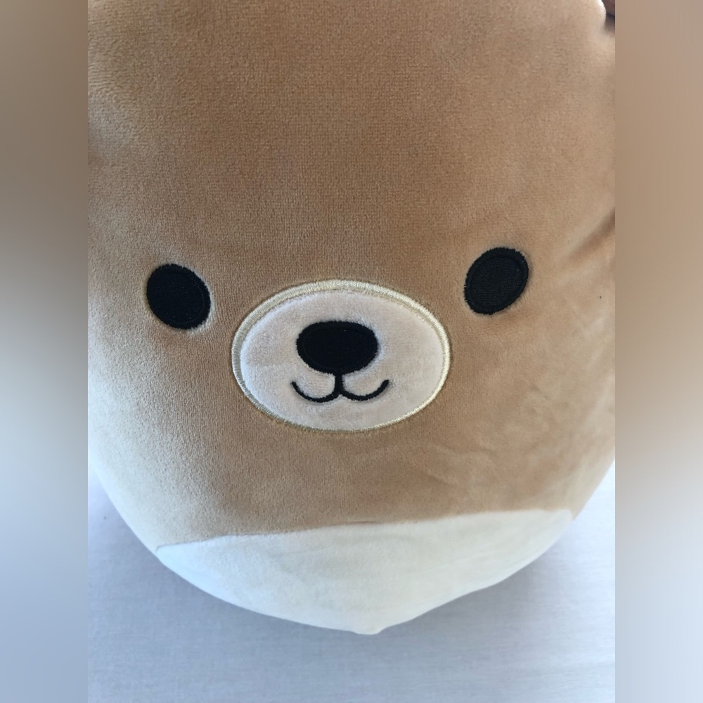 Squishmallow 16” Golden Retriever Dog with Bunny Ears Plush Soft & Squishy NWT - Picture 8 of 16